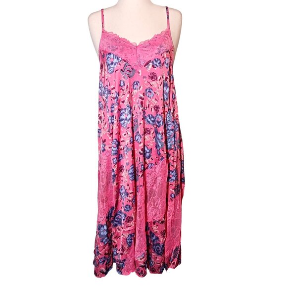 NEW Intimately FP First Date Print Sleeveless‎ Maxi Dress in Sweet Pink Combo, M - Picture 5 of 16